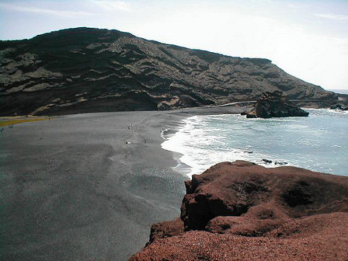 Black Beach at El Golfo, Lanzarote