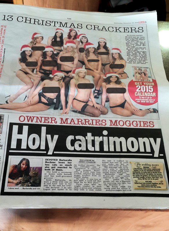 I´m on Page 3 of the Sun! 