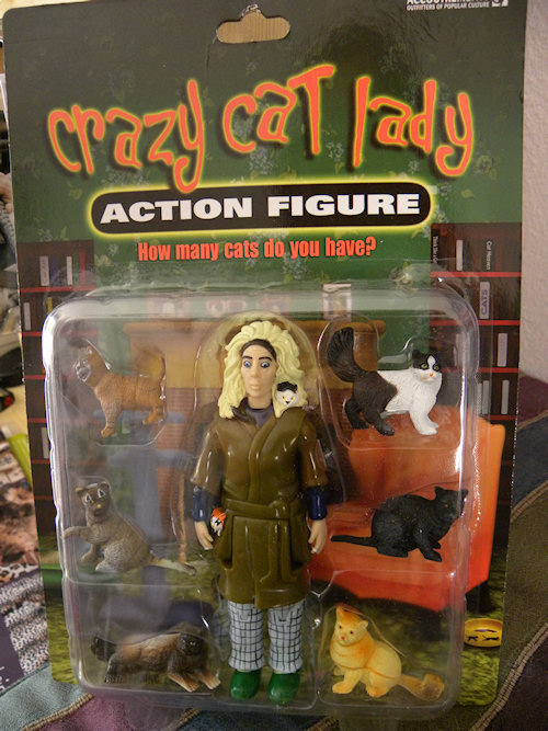Mad Cat Lady Action Figure