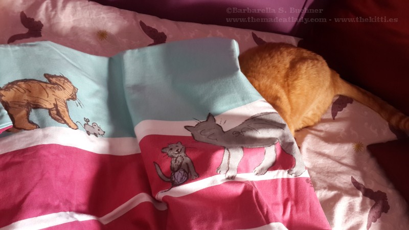 Ruby Inspects New Bed Covers